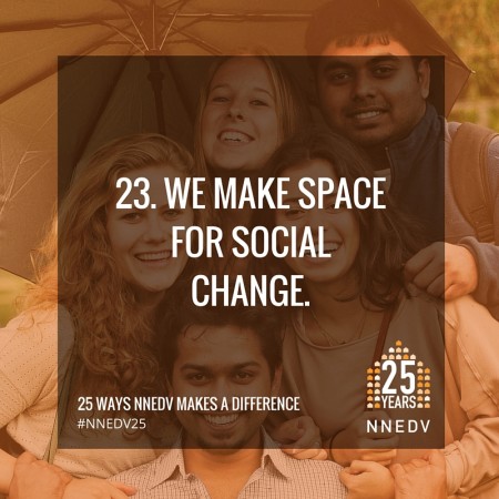 23 we make space for social change