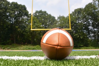 Football and football field