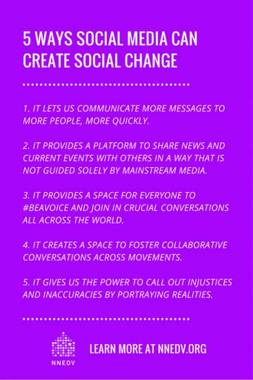 Social Media for Social Change: 5 Ways Social Media Can Create Social ...