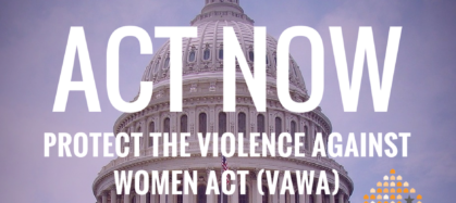 Act Now Protect the Violence Against Women Act VAWA
