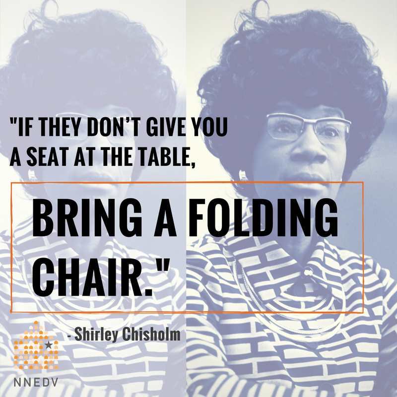 Honoring the Legacy of Shirley Chisholm this President's Day NNEDV