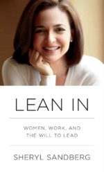 Book cover Lean In by Sheryl Sandberg