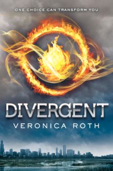 Book cover Divergent by Veronica Roth