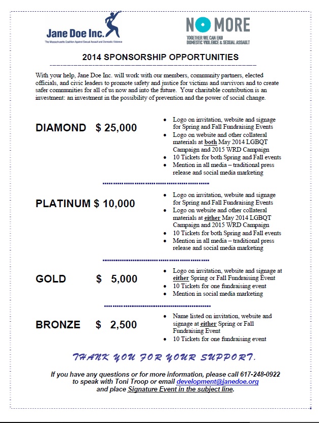 Sponsorship Examples - NNEDV