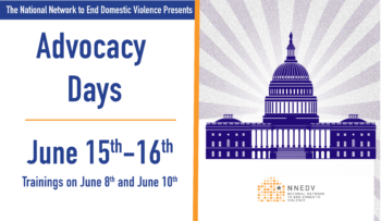 Advocacy Days Banner June 15th and 16th 2021